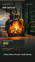 The majority of spending goes toward leasing NVIDIA servers to run and train models