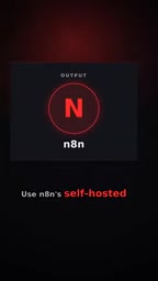 Use N8n's self-hosted instance on your laptop.