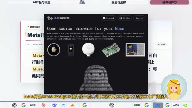 开发者可自行制作兼容MUSE的智能设备