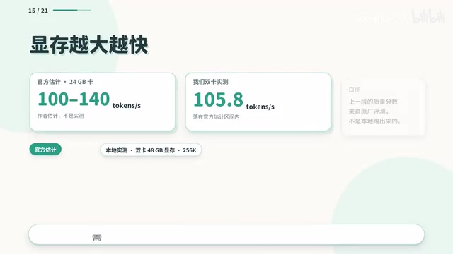 Benchmark results from vendor testing
