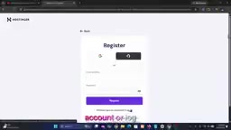创建或登录 Hostinger 账户后进入结账页面