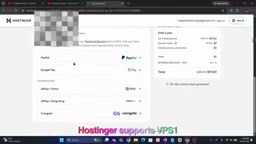 Hostinger 支持信用卡、借记卡、PayPal 等多种支付方式