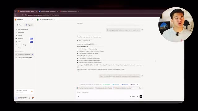 Watch what the agent does after we send