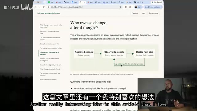 AI Agents in the production deployment process, forming a self-improving feedback loop
