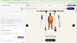 AI-generated complete e-commerce website