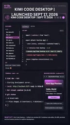 Kimi Code Desktop: The AI Coding Agent That Builds Your Entire App While You Sleep