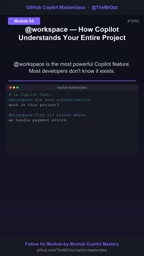 @workspace: The Hidden Superpower That Lets Copilot Understand Your Entire Project