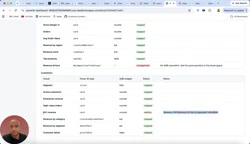 Final metric view and settings panel