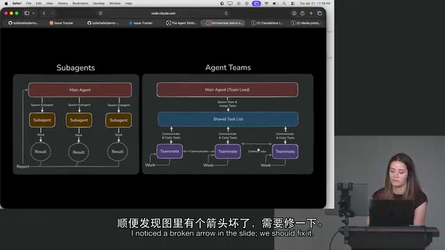 Teammates communicating via messages labeled with their source