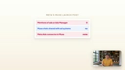 The Truth About Meta Muse: It Won't Run Your Ads Directly