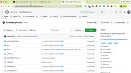 library called email reply parser to parse the replied emails