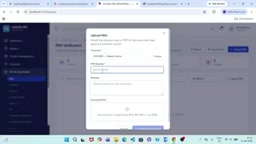 put some other data on the pan number and remarks it is for testing