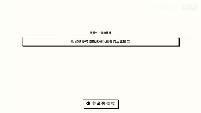 你说,把这张参考图,做成可以查看的三维模型
