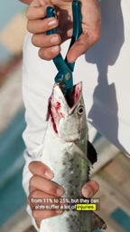 Research documenting widespread fin damage and hook wounds