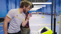 Editing the square-court drill in the app