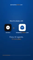 Now it's simple with Grokbot and templatesgrokbot.com. Grokbots are easy-to-use