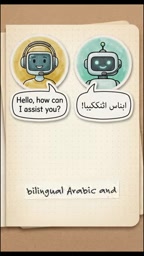 阿拉伯语与英语双语 AI 支持