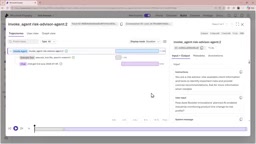 Drilling down to view individual operations performed by the agent