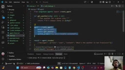 create_agent handles the entire loop logic internally