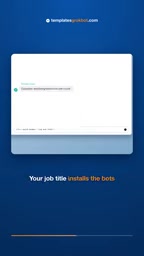 Entering a command to auto-install relevant bots and add a coordinator