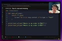 Text extraction and response assembly