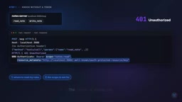 Server tells client how to request correctly