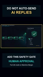 The approved flag is deliberately set to false in the demo, preventing the workflow from faking a review
