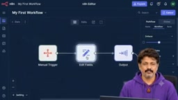 Nodes connected to each other, visually showing how automation works