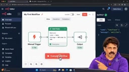 Workflow execution complete after Edit Fields processes the data