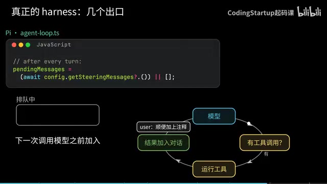 循环会把你的新消息加进 messages