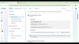 Copying the Business ID to update WhatsApp credentials