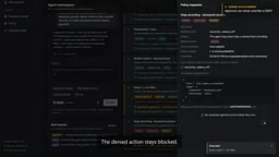 Denied actions remain in a blocked state