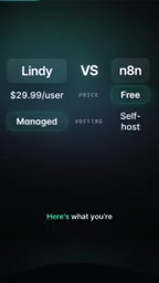 n8n vs Lindy:自建AI智能体,免费替代月付方案