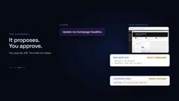 You hand back a one-time confirmation token.