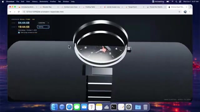 Feeding the browser error back to the model successfully fixed the watch project