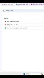 The video file has been uploaded to Google Drive