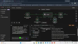 The workflow execution chain from question to email delivery