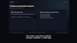 这些记录无法证明外部操作完成或法律合规