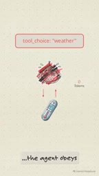 the agent obeys that strict setting and calls the tool a second time, looping forever.