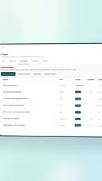 Behaviour configuration screen: choose a starting point, write a prompt, set tone and precision