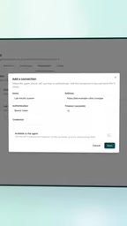 Connect to an MCP server and select available tools
