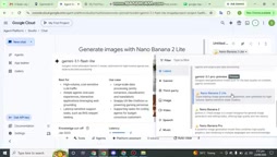 选择 nano banana Pro 模型