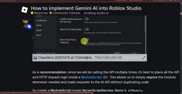 Roblox Studio requires Gemini CLI to be installed before it appears in the Quick Connect list