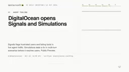 Signals, flags, failing tools, and frustrated users in live traffic.