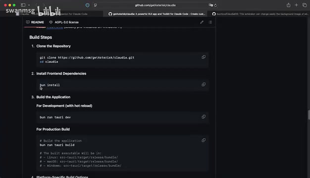Installation dependencies process