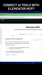 Elementor MCP in Practice: Connecting Claude, Codex, and Cursor