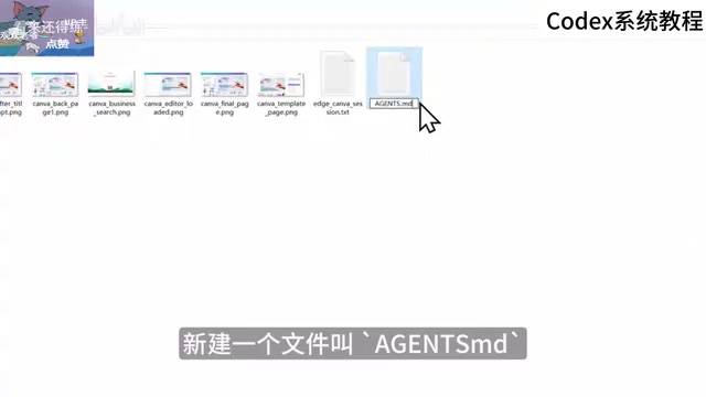 用文本编辑器编写Agents MD文件