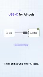 You build a tool server once.