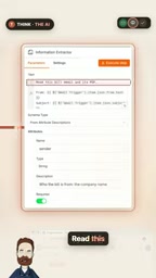 AI extracts sender, amount, due date, and confidence level from the email