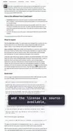 The project is in RC stage and uses a source-available license